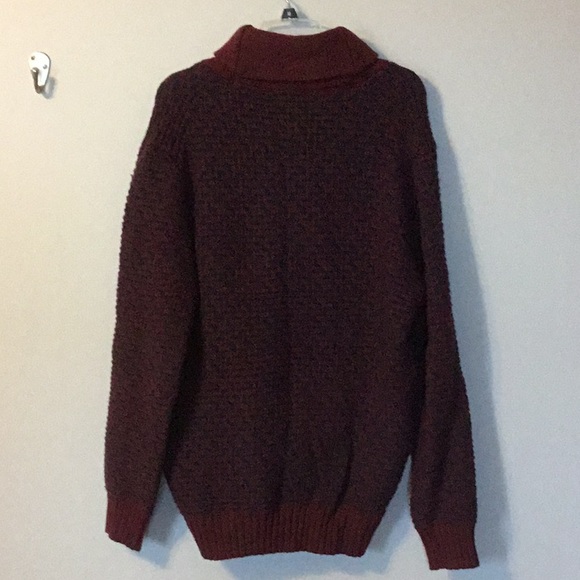H&M Shawl Collared Wool Blend Sweater SZ L - Picture 3 of 5